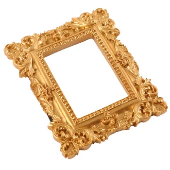 Retro Photo Frame Rectangle Resin Picture Frame Golden Mini Photo Frame Desktop Ornament Jewelry Display Frame For Bedroom
Retro Photo Frame Rectangle Resin Picture Frame Golden Mini Photo Frame Desktop Ornament Jewelry Display Frame For Bedroom