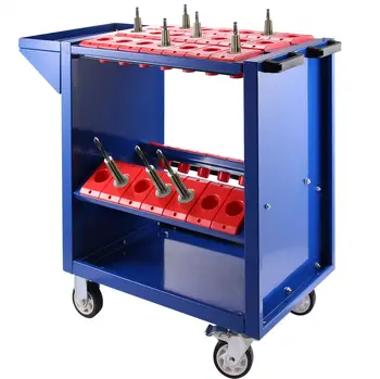 Tool Cart 40 Taper Tool Holder CNC Tool Cart 35 Capacity CAT40 BT40 Service Carts with Wheels Heavy Duty
Tool Cart 40 Taper Tool Holder CNC Tool Cart 35 Capacity CAT40 BT40 Service Carts with Wheels Heavy Duty