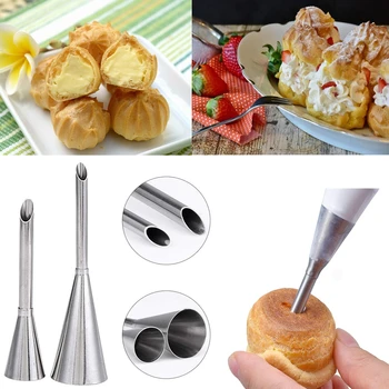 5/6mm Cream Icing Piping Nozzle Tip 1PC Stainless Steel Cupcake Puffs Injection Syringe Puff Nozzle Tip Pastry Tool Pastry
5/6mm Cream Icing Piping Nozzle Tip 1PC Stainless Steel Cupcake Puffs Injection Syringe Puff Nozzle Tip Pastry Tool Pastry