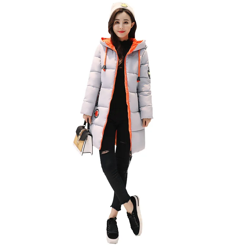 Новинка зимы 2019 Женская Стеганая куртка в Корейском стиле приталенный пуховик