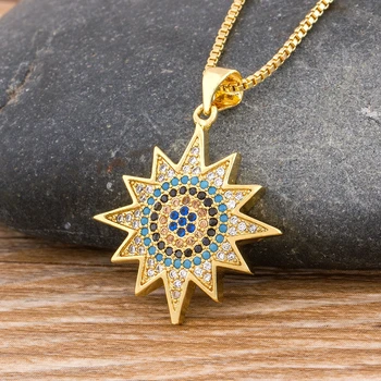 2020 Hot Sale Copper Zirconia Sun Pendant Necklaces For Women Girls Fashion Jewelry Choker Best Party New Year Christmas Gift
2020 Hot Sale Copper Zirconia Sun Pendant Necklaces For Women Girls Fashion Jewelry Choker Best Party New Year Christmas Gift