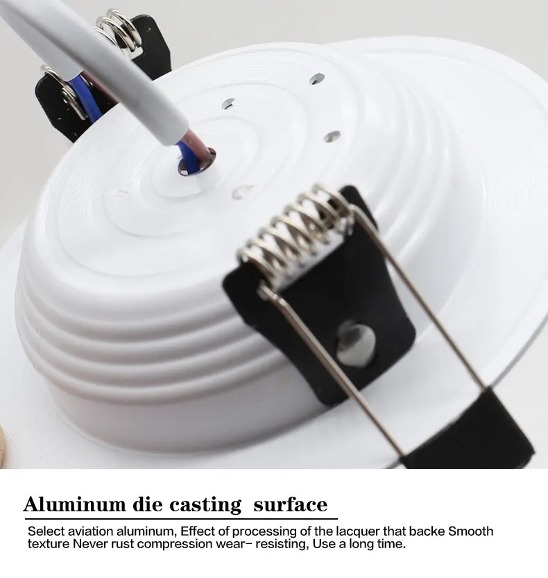 Led Downlight Round Ceiling Lighting Recessed Spot Waterproof Industrial Modern Mortise Lights Panel Spotlights Indoor Lamp