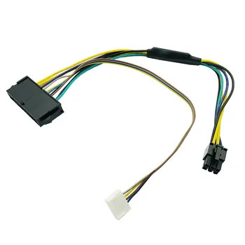 30CM Modular Power Supply Cable ATX 24Pin 24 Pin Female to 6Pin 6-Pin Male Mini 6Pin Connector for HP Elite 8100 8200 8300 800G1
30CM Modular Power Supply Cable ATX 24Pin 24 Pin Female to 6Pin 6-Pin Male Mini 6Pin Connector for HP Elite 8100 8200 8300 800G1