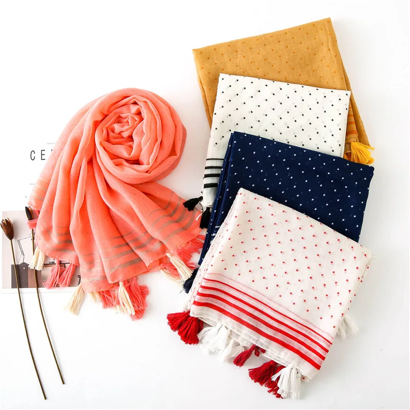 Waliicorners Women Cotton Scarf Flower Beach Hijab Shawls and Wraps Female Foulard Echarpe 7 H3b4073bfb39e45c89a7ba3813a28e45cg