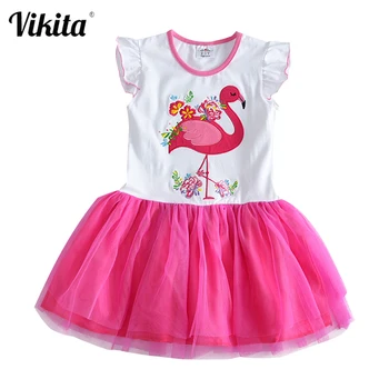 VIKITA Girls Summer Dress Girls Flamingo Dress Children Cartoon Tutu Dresses Infantil Vestidos Girls Patchwork Dresses SH4558
VIKITA Girls Summer Dress Girls Flamingo Dress Children Cartoon Tutu Dresses Infantil Vestidos Girls Patchwork Dresses SH4558