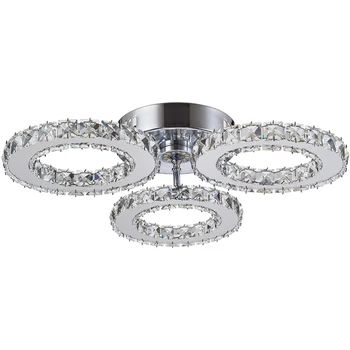 Crystal Ceiling chandelier lighting 3 Rings Modern 35W Led lustres Luminaria Plafond Ceiling Lamp For Bedroon light fixtures
Crystal Ceiling chandelier lighting 3 Rings Modern 35W Led lustres Luminaria Plafond Ceiling Lamp For Bedroon light fixtures