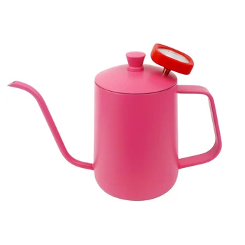 600ml Stainless Steel Mounting Bracket Hand Punch Pot Coffee Pots With a thermometer Spout Long Mouth Coffee Kettle Teapot
600ml Stainless Steel Mounting Bracket Hand Punch Pot Coffee Pots With a thermometer Spout Long Mouth Coffee Kettle Teapot