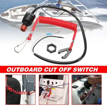 Boat Motor Emergency Kill Stop Switch for Yamaha /Tohatsu Outboard Stop Kill Switch Cut off Switches With Safety Tether Lanyard
Boat Motor Emergency Kill Stop Switch for Yamaha /Tohatsu Outboard Stop Kill Switch Cut off Switches With Safety Tether Lanyard