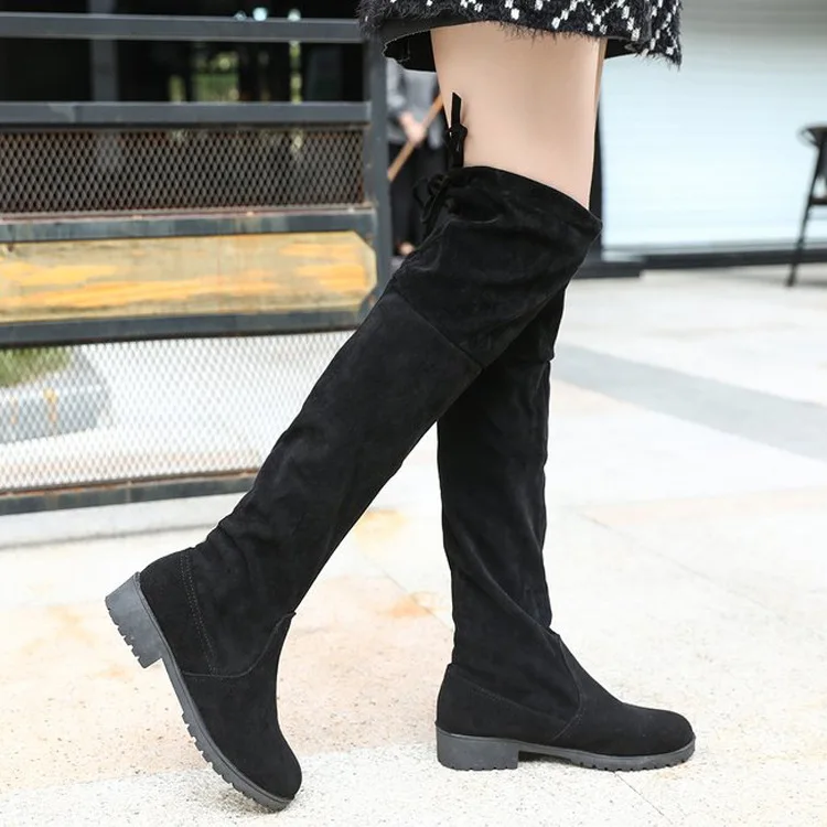 Over-the-Knee Boots 2019 Suede Warm Boots Europe And America Foot Covering Waterproof Platform qiu dong xie Stretch Boots Women'
Over-the-Knee Boots 2019 Suede Warm Boots Europe And America Foot Covering Waterproof Platform qiu dong xie Stretch Boots Women'