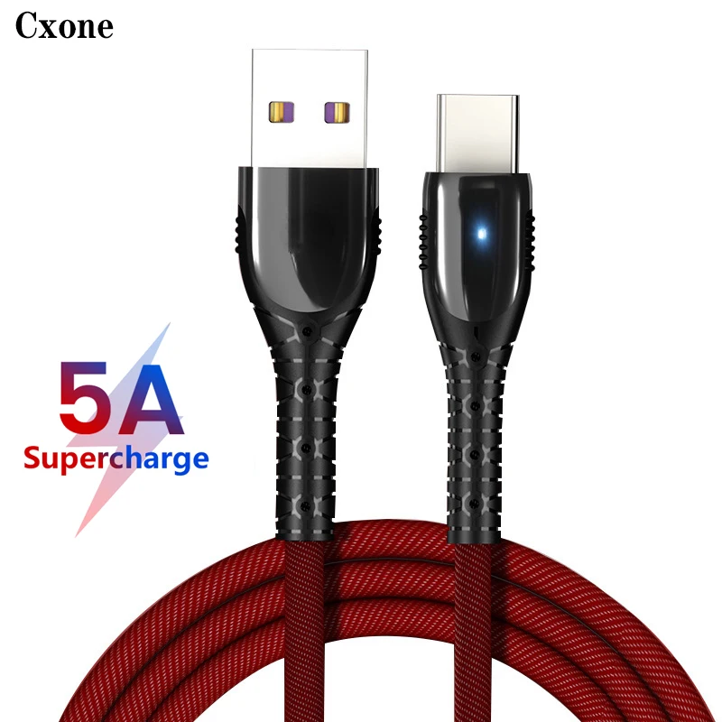 3A USB Type C Cable LED Super charge USB C Fast Charging Cable Micro USB Type-C Cable for Huawei Mate 20 Pro P20 Samsung Xiaomi
3A USB Type C Cable LED Super charge USB C Fast Charging Cable Micro USB Type-C Cable for Huawei Mate 20 Pro P20 Samsung Xiaomi