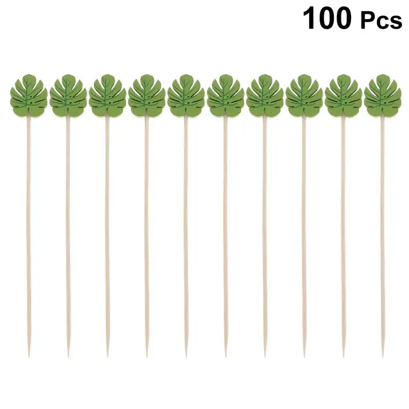 100Pcs Toothpicks Chic Practical Food Sticks for Bar Party Home 