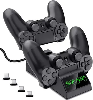 PS4 Controller Charger Station Dual USB Charging Station for PS4/PS4 Pro/PS4 Slim Controller Fast Charging Dock & LED Indicator
PS4 Controller Charger Station Dual USB Charging Station for PS4/PS4 Pro/PS4 Slim Controller Fast Charging Dock & LED Indicator