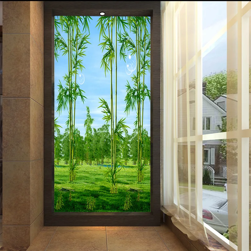 medium-size oil painting with bamboo forest pattern as vertical background the corridor screenCustomized 3D mural wallpaper
medium-size oil painting with bamboo forest pattern as vertical background the corridor screenCustomized 3D mural wallpaper