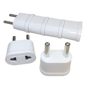 200pcs US To EU European KR Power Adapter 2 Pin Euro KR EU Travel Plug Adapter Outlet Electric AC Power Cable Sockets
200pcs US To EU European KR Power Adapter 2 Pin Euro KR EU Travel Plug Adapter Outlet Electric AC Power Cable Sockets