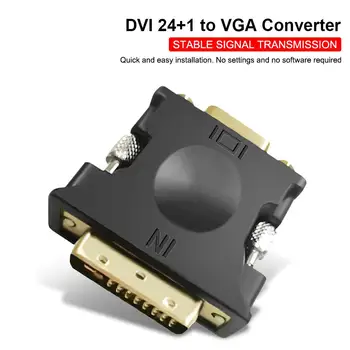 DVI24 1 To VGA Converter Digital To Analog Signal Graphics Adapter DVI24 5 VGA With Chip
DVI24 1 To VGA Converter Digital To Analog Signal Graphics Adapter DVI24 5 VGA With Chip