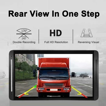 Rearview 7inch DVR Dash Cam Dual Camera Driving Video Recording System Detection Backup Parking Monitor Loop Recording For Trunk
Rearview 7inch DVR Dash Cam Dual Camera Driving Video Recording System Detection Backup Parking Monitor Loop Recording For Trunk