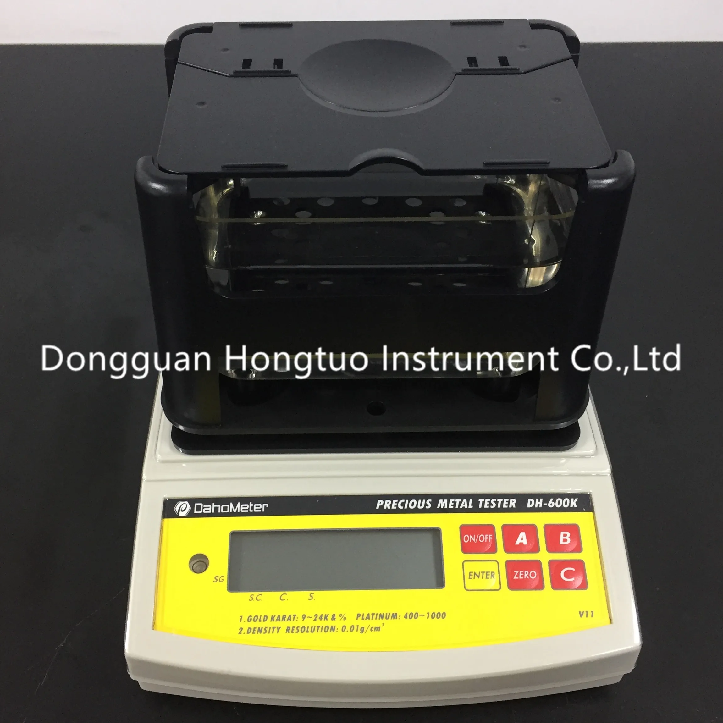 

DH-600K 0.001g/cm3 Density Resolution Gold Purity Testing Machine With Gold Karat Meter Precious Metal Purity Tester
