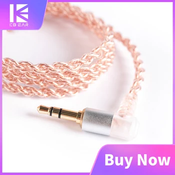 KBEAR 4 core Copper cable metal interface 2PIN/MMCX/QDC/TFZ 3.5mm with mic Use For ZS10 PRO ZSN PRO AS16 ZSN AS10 KB06
KBEAR 4 core Copper cable metal interface 2PIN/MMCX/QDC/TFZ 3.5mm with mic Use For ZS10 PRO ZSN PRO AS16 ZSN AS10 KB06