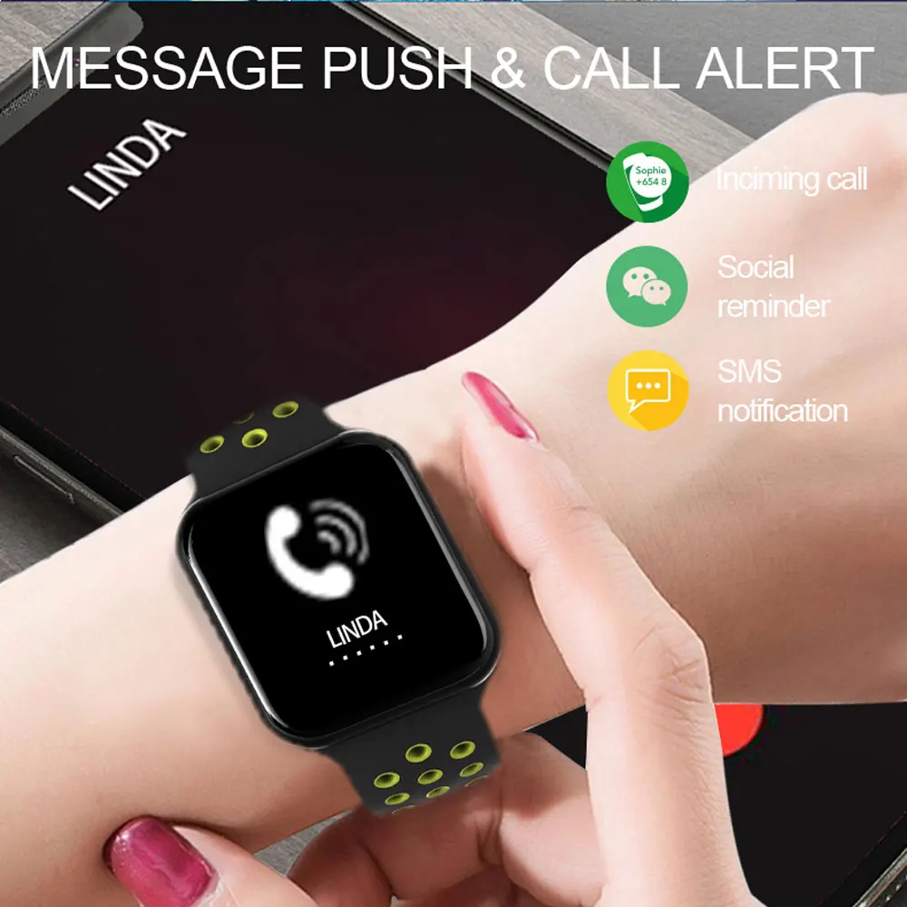 CONXAG F9 Smart Watch Men Women Full Touch Screen Heart Rate Smart Watch with Pressure Measurement Pedometer Smartwatch for IOS
CONXAG F9 Smart Watch Men Women Full Touch Screen Heart Rate Smart Watch with Pressure Measurement Pedometer Smartwatch for IOS