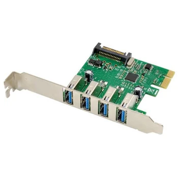 PCI-E to 4 Port USB3.0 Expansion Card Super Speed USB3.0 Host Control Converter Card Chipset NEC720201 for PC
PCI-E to 4 Port USB3.0 Expansion Card Super Speed USB3.0 Host Control Converter Card Chipset NEC720201 for PC