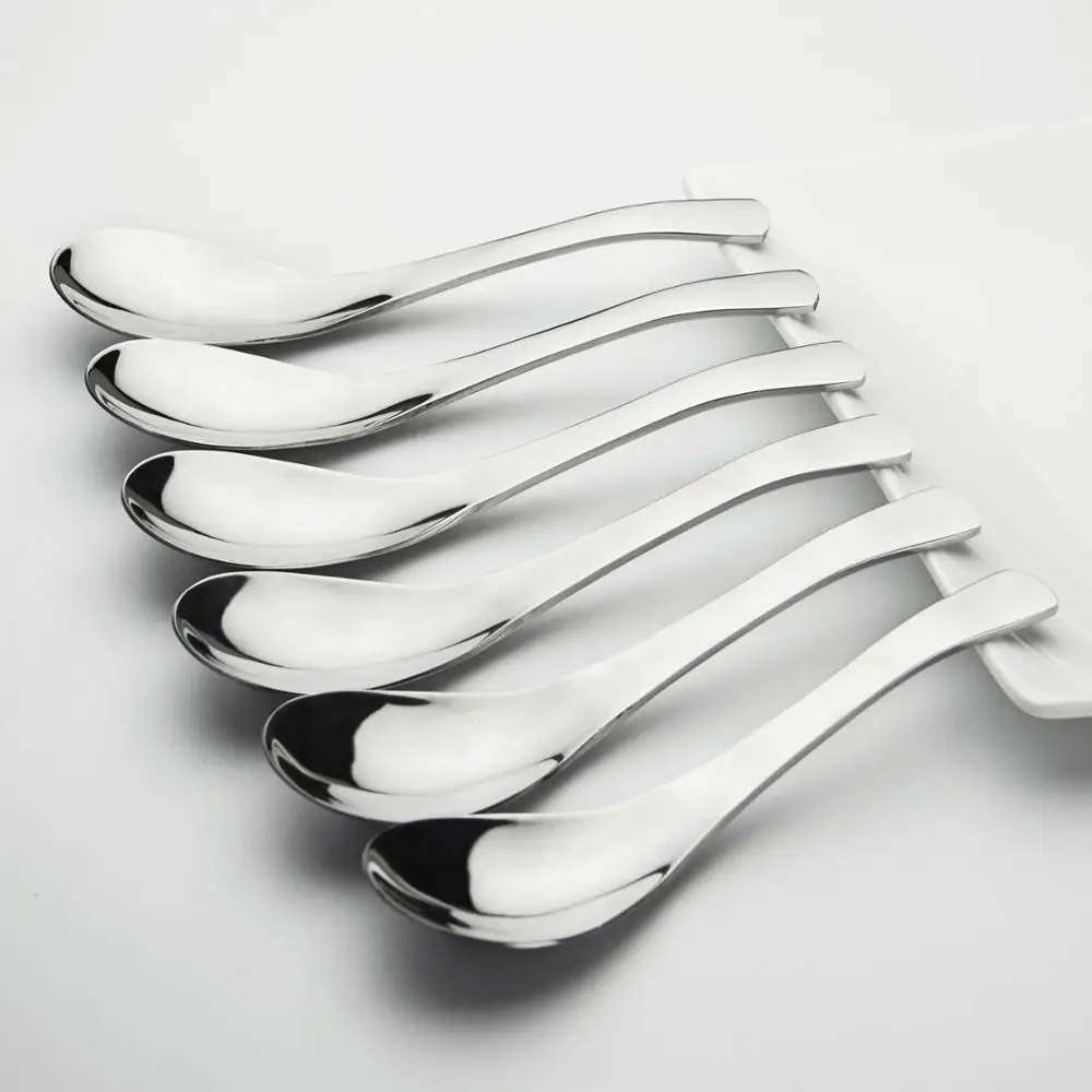 1 piece bend handle Stainless Steel Mirror Spoon Polishing Salad Spoon Curried Rice Soup Hot sale Mixing Soup Scoop ladle
1 piece bend handle Stainless Steel Mirror Spoon Polishing Salad Spoon Curried Rice Soup Hot sale Mixing Soup Scoop ladle