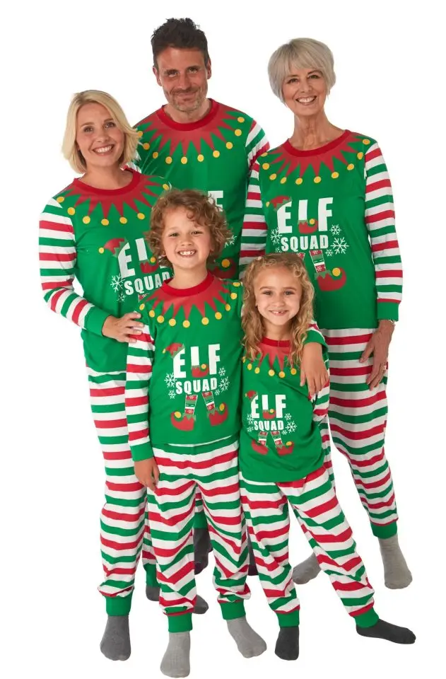 Christmas Family Parent-child Pajamas Set Xmas Home Elf Print Sleepwear Nightwear Kids Dad Mom Matching Family Outfits
Christmas Family Parent-child Pajamas Set Xmas Home Elf Print Sleepwear Nightwear Kids Dad Mom Matching Family Outfits