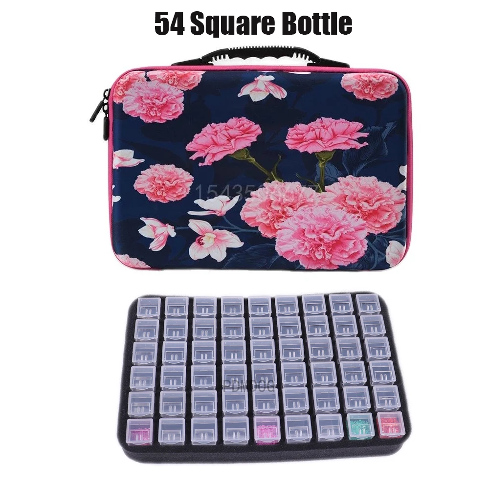 New 40/54 Bottles diamond mosaic Tool Container Storage Butterfly Diamond Painting Box Accessories Holder Hand Bag Zipper box
New 40/54 Bottles diamond mosaic Tool Container Storage Butterfly Diamond Painting Box Accessories Holder Hand Bag Zipper box