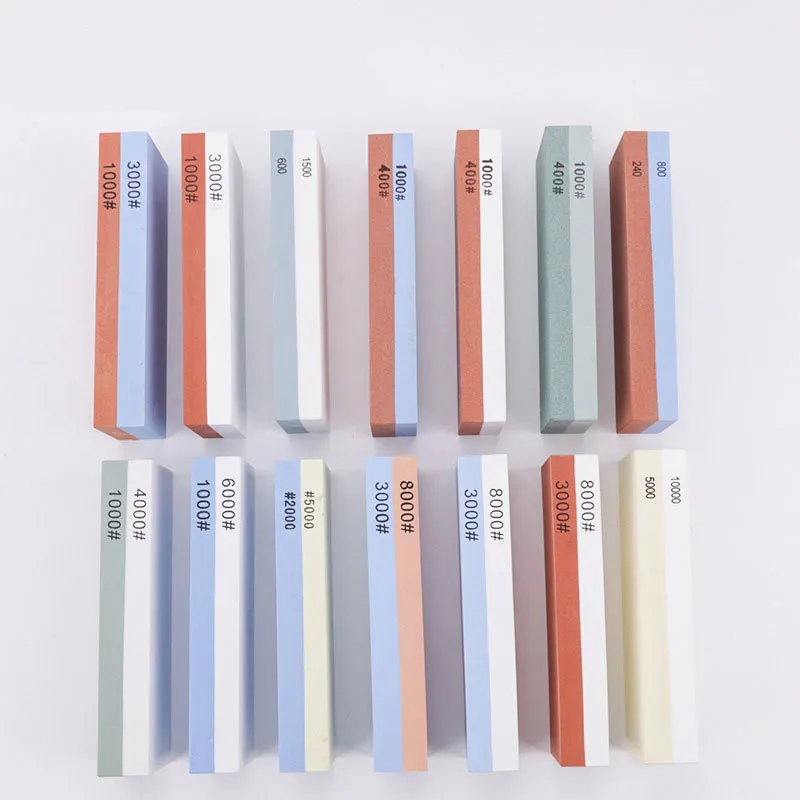 Professional Kitchen Knife Sharpener Stone Double Side White Corundum Whetstone Grindstone Japanese Sharpening Tool Bamboo Base
Professional Kitchen Knife Sharpener Stone Double Side White Corundum Whetstone Grindstone Japanese Sharpening Tool Bamboo Base