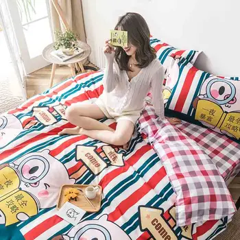 3/4pcs modern bedding set Super king size bed linens reactive printing duvet cover set pastoral style home bed set flat sheet
3/4pcs modern bedding set Super king size bed linens reactive printing duvet cover set pastoral style home bed set flat sheet