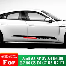 For Audi A3 8P 8V A4 B6 B8 B7 A6 C5 C6 C7 Q5 Q7 TT Car Stickers Car Long Stripe Skirt Decals Waterproof Self Adhesive Stickers
For Audi A3 8P 8V A4 B6 B8 B7 A6 C5 C6 C7 Q5 Q7 TT Car Stickers Car Long Stripe Skirt Decals Waterproof Self Adhesive Stickers