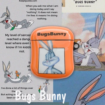 New Fashion Bugs Bunny Smooth arc Headphone Case For Airpods 1 Cute Charging Earphone Protection Cover For Airpods 2 cover capa
New Fashion Bugs Bunny Smooth arc Headphone Case For Airpods 1 Cute Charging Earphone Protection Cover For Airpods 2 cover capa