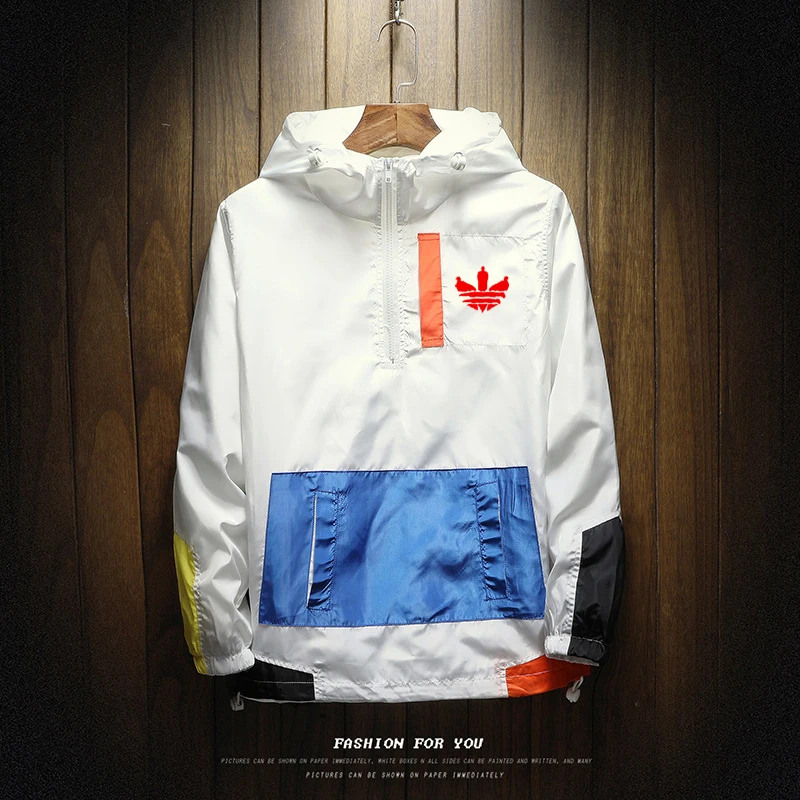 2019 hot sale men's clothing brand men's outdoor waterproof jacket zipper jacket hooded design jacket jacket large size 5XL