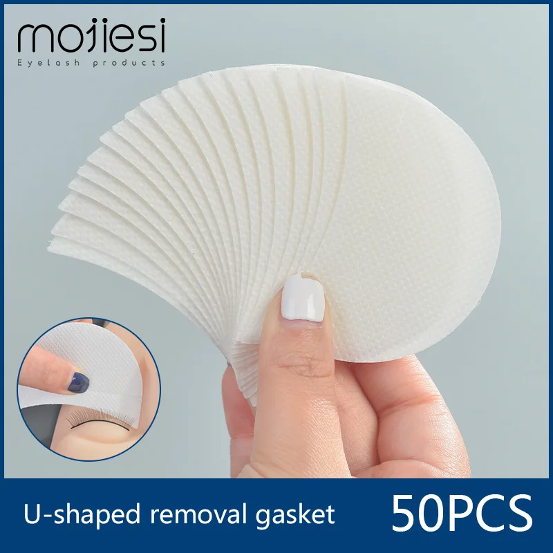 50 Pcs Professional Eyeshadow Shields , Lint Free Eye Pad for Eyelash ExtensionsUnder Patches Guards Prevent Makeup Residue
50 Pcs Professional Eyeshadow Shields , Lint Free Eye Pad for Eyelash ExtensionsUnder Patches Guards Prevent Makeup Residue
