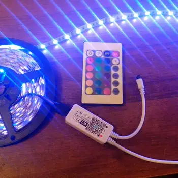 Covenient Mini Bluetooth WiFi LED RGB/RGBW Controller Smart Phone APP Wireless Control LED Strip Light Panel Lamp Controller
Covenient Mini Bluetooth WiFi LED RGB/RGBW Controller Smart Phone APP Wireless Control LED Strip Light Panel Lamp Controller