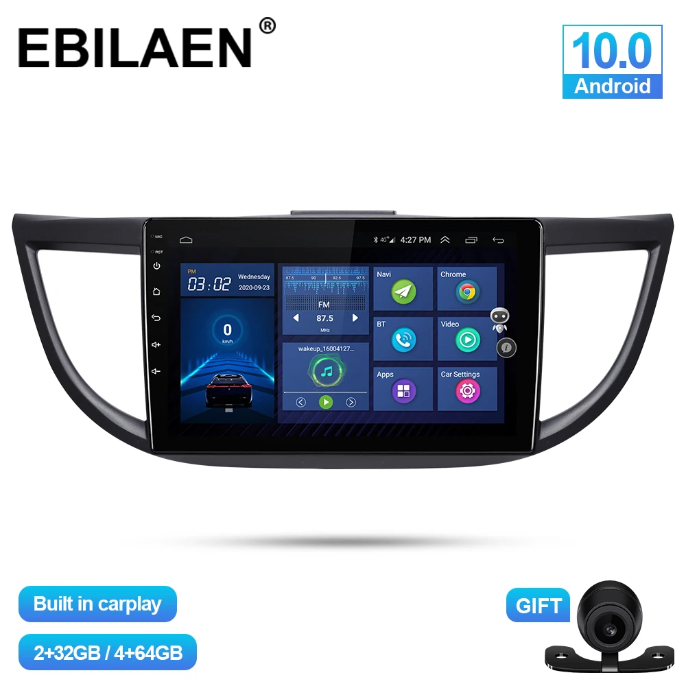 EBILAEN Car Multimedia Player For Honda CR-V CRV 2012-2016 Android 10.0 Autoradio GPS Navigation IPS Headunit Stereo 4G Carplay
EBILAEN Car Multimedia Player For Honda CR-V CRV 2012-2016 Android 10.0 Autoradio GPS Navigation IPS Headunit Stereo 4G Carplay