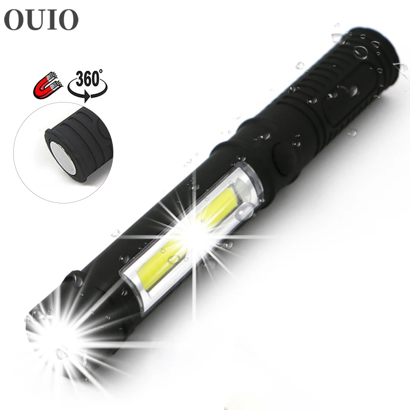 Mini Flashlight Portable Torch Work Inspection COB LED Multifunction Maintenance Light Magnetic Base
Mini Flashlight Portable Torch Work Inspection COB LED Multifunction Maintenance Light Magnetic Base