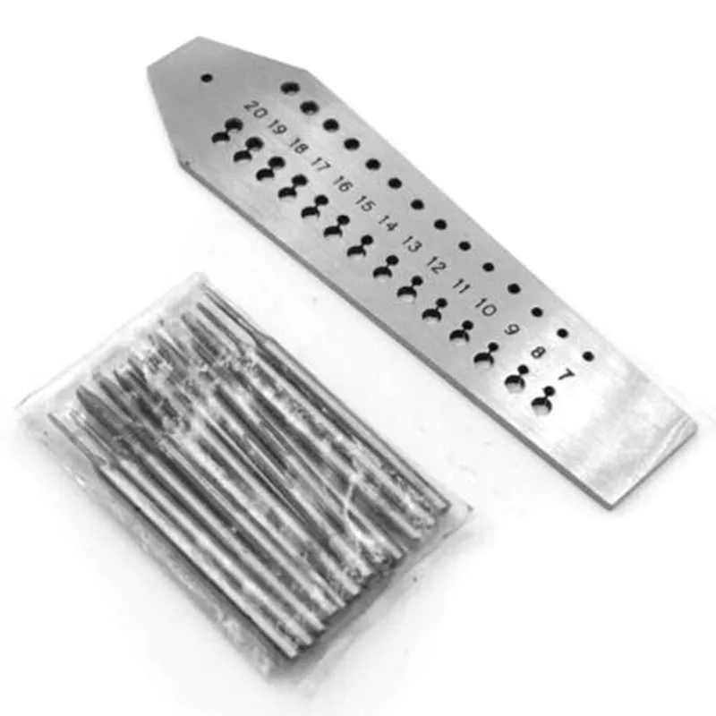 Steel Drilling Twisting Drill Carving Drilling Plate Set Watch Repairing Accessory Tool Watch Part Watch Tool Watchmaker Tool