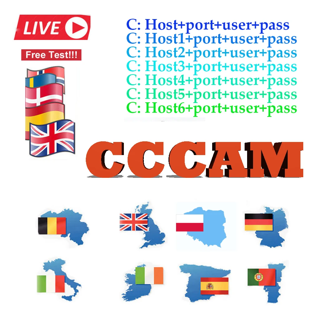 Satxtrem HD Europe lines Server Free 1/2 Year 8 Lines Poland Portugal Spain Cccam espa a For DVB S2 Satellite TV Receiver
Satxtrem HD Europe lines Server Free 1/2 Year 8 Lines Poland Portugal Spain Cccam espa a For DVB S2 Satellite TV Receiver
