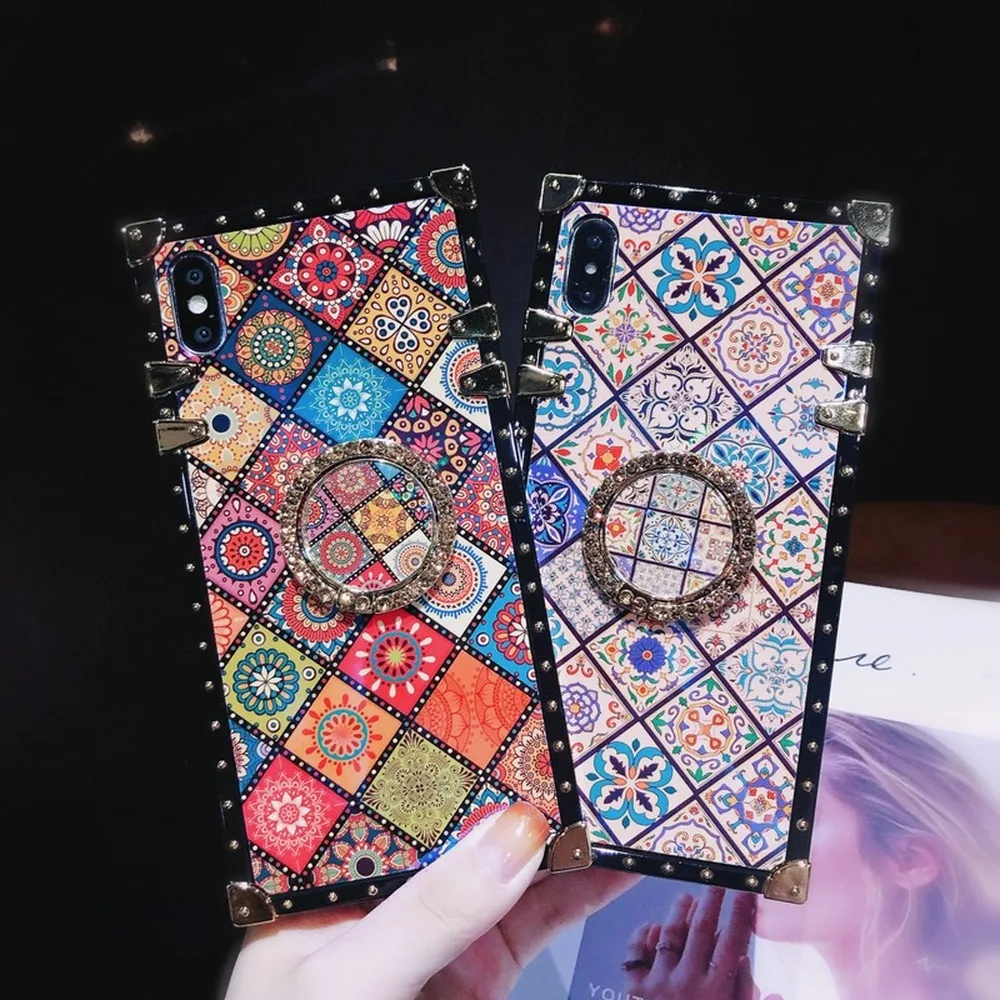 For Samsung S8 S9 Plus Note 9 Note 10 A50 A70 J4 J6 Plus Coque Retro Lingge Blu-ray Bohemian Style Case Luxury Square Back Cover
For Samsung S8 S9 Plus Note 9 Note 10 A50 A70 J4 J6 Plus Coque Retro Lingge Blu-ray Bohemian Style Case Luxury Square Back Cover