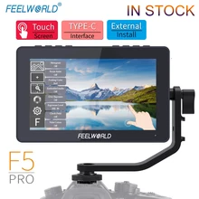 FEELWORLD F5 Pro 5.5 Inch on DSLR Camera Field Monitor Touch Screen IPS FHD1920x1080 4K HDMI Video Focus For Gimbal Stabilizer
FEELWORLD F5 Pro 5.5 Inch on DSLR Camera Field Monitor Touch Screen IPS FHD1920x1080 4K HDMI Video Focus For Gimbal Stabilizer
