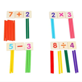Child Wooden Mathematics Numbers Sticks Math Toys Baby Children Early Learning Counting Educational Toy With Box Kids Gifts
Child Wooden Mathematics Numbers Sticks Math Toys Baby Children Early Learning Counting Educational Toy With Box Kids Gifts