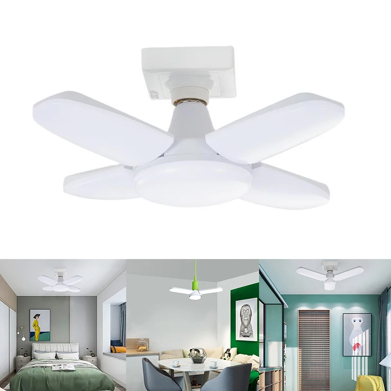 E27 LED Light Foldable Fan Bulb Garage Lamp Spotlight Deformation Workplace Warehouse Lampara Bombilla for Industrial Lighting
E27 LED Light Foldable Fan Bulb Garage Lamp Spotlight Deformation Workplace Warehouse Lampara Bombilla for Industrial Lighting
