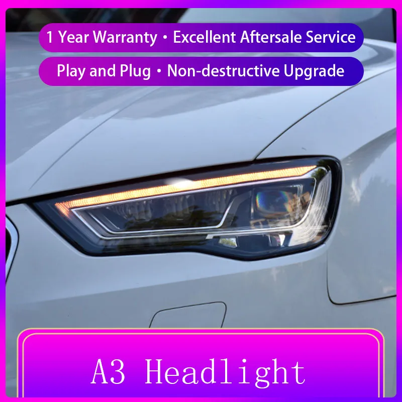 Car Styling Head Lamp for Audi A3 Headlights 2014-2016 S3 LED Headlight DRL Hid Head Lamp Bi Xenon Projector
Car Styling Head Lamp for Audi A3 Headlights 2014-2016 S3 LED Headlight DRL Hid Head Lamp Bi Xenon Projector