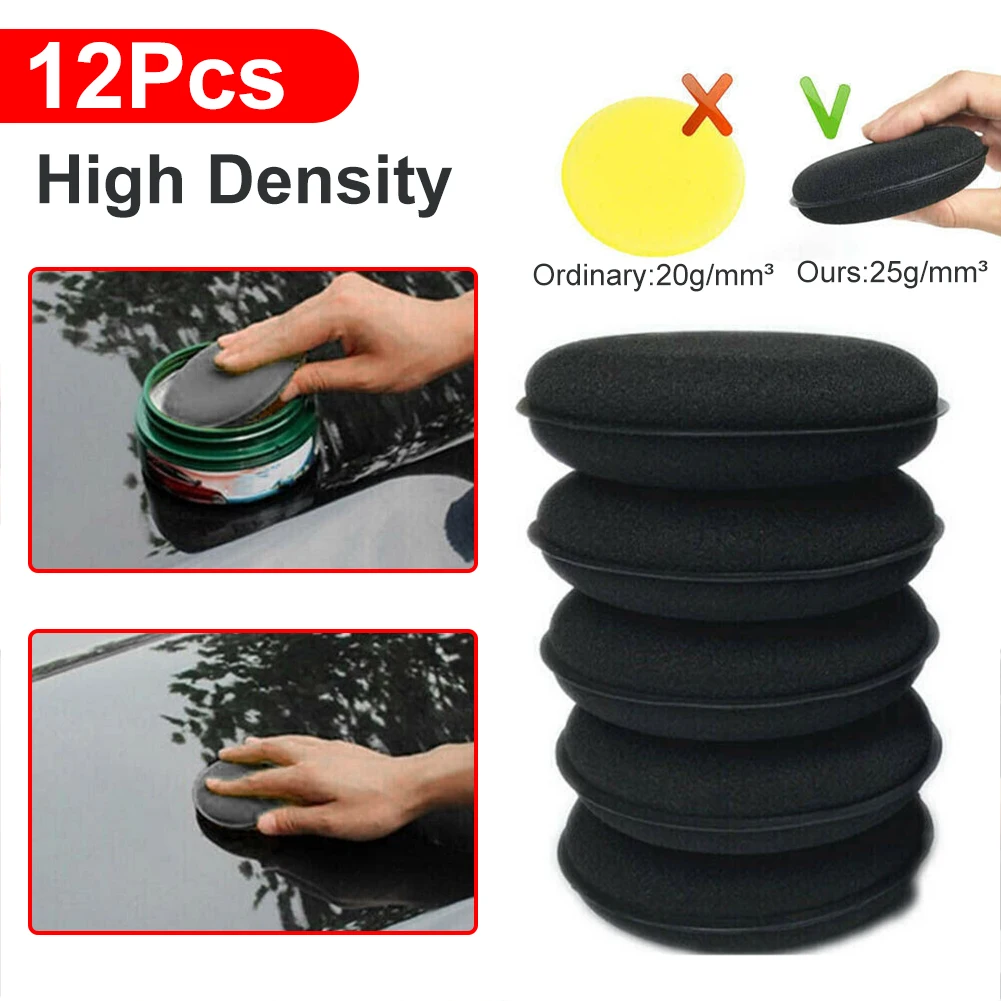 12pcs Car Waxing Polish Foam Sponge Wax Applicator Cleaning Detailing Pads Kit High Density Foam Sponge
12pcs Car Waxing Polish Foam Sponge Wax Applicator Cleaning Detailing Pads Kit High Density Foam Sponge