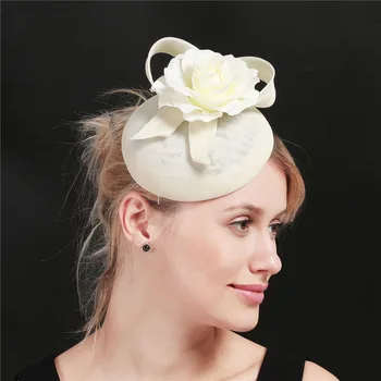 Gorgeous ivory Church millinery headpieces fascinator hat bride women prom wedding headdress elegant feathers occasion headwear
Gorgeous ivory Church millinery headpieces fascinator hat bride women prom wedding headdress elegant feathers occasion headwear
