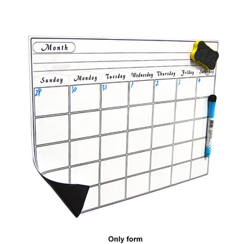 Durable Magnetic Whiteboard Home Kitchen For Fridge Memo Calendar Month Anti-stain Reminder Rewritable Practical Daily Planner
Durable Magnetic Whiteboard Home Kitchen For Fridge Memo Calendar Month Anti-stain Reminder Rewritable Practical Daily Planner
