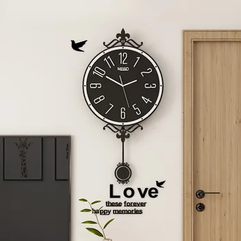 Europe Swingable Wall Clock Pendulum Clock Modern Design Silent Hanging Wall Watch Simple Wall Watch Living Room Decoration Gift
Europe Swingable Wall Clock Pendulum Clock Modern Design Silent Hanging Wall Watch Simple Wall Watch Living Room Decoration Gift