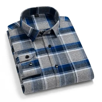 Men's Autumn New Pure Cotton Fashion Plaid Shirt Flannel Shirt Men Shirt Long Sleeve Mens Shirts Casual Slim Fit Streetwear
Men's Autumn New Pure Cotton Fashion Plaid Shirt Flannel Shirt Men Shirt Long Sleeve Mens Shirts Casual Slim Fit Streetwear