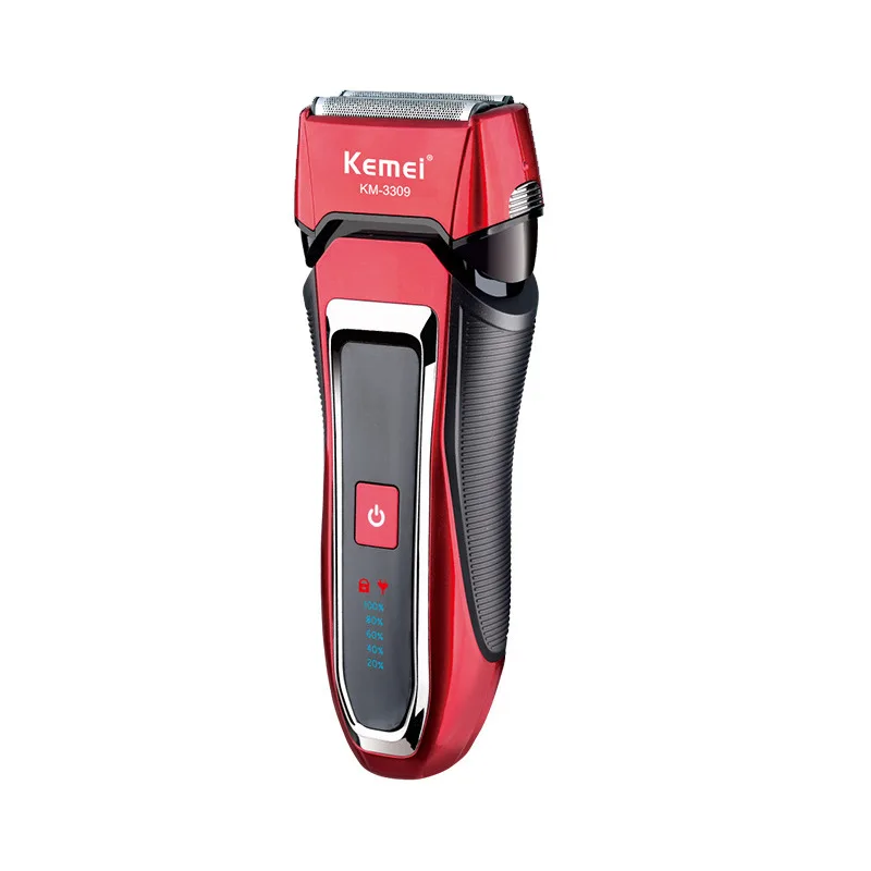 Kemei US Shaver KM-3309 Reciprocating Dual-Network Shaver Rechargeable Fully Washable
Kemei US Shaver KM-3309 Reciprocating Dual-Network Shaver Rechargeable Fully Washable