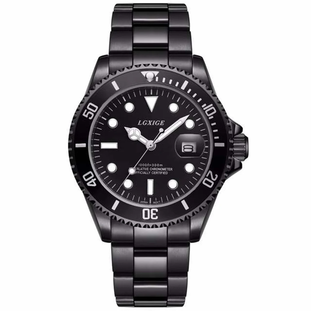 Wristwatcher Top brand luxury watch men sports watch pure black 40MM50 waterproof watch stainless steel watch black designer wat
Wristwatcher Top brand luxury watch men sports watch pure black 40MM50 waterproof watch stainless steel watch black designer wat